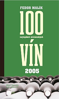 obal knihy 100 najlepších slovenských vín 2005