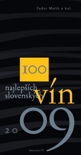 obal knihy 100 najlepších slovenských vín 2009