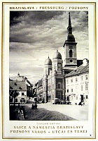 obal knihy Ulice a námestia Bratislavy